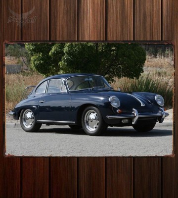 Металлическая табличка Porsche 356C 1600 Coupe